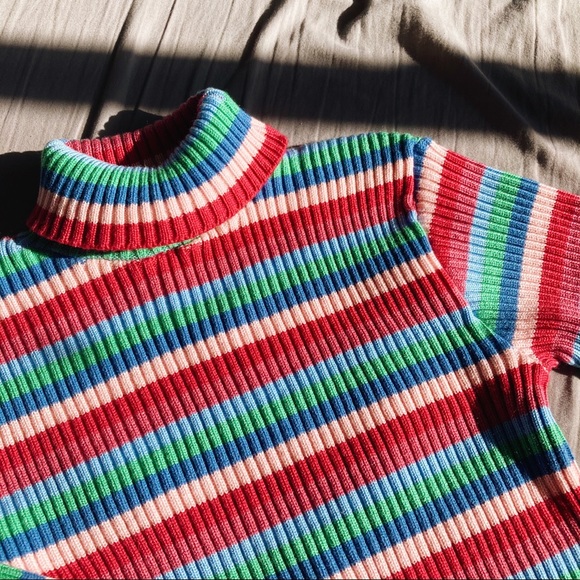 Vintage Striped Colourful Sweater 💕 - Picture 1 of 4